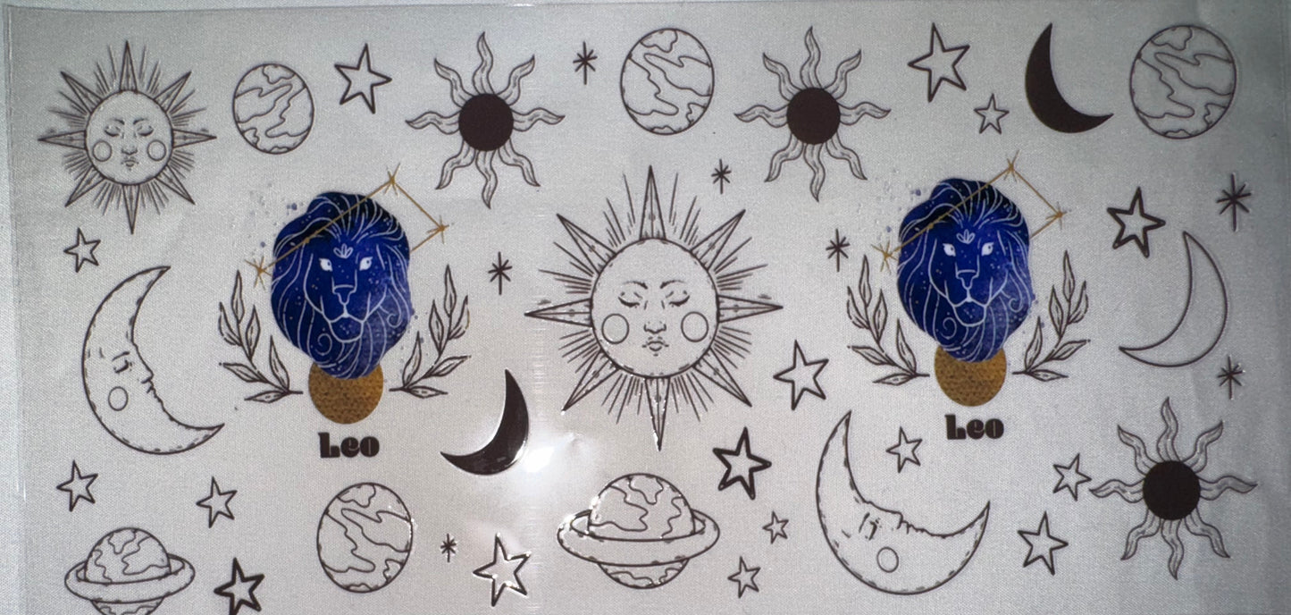 Leo Decal Stars and Moon