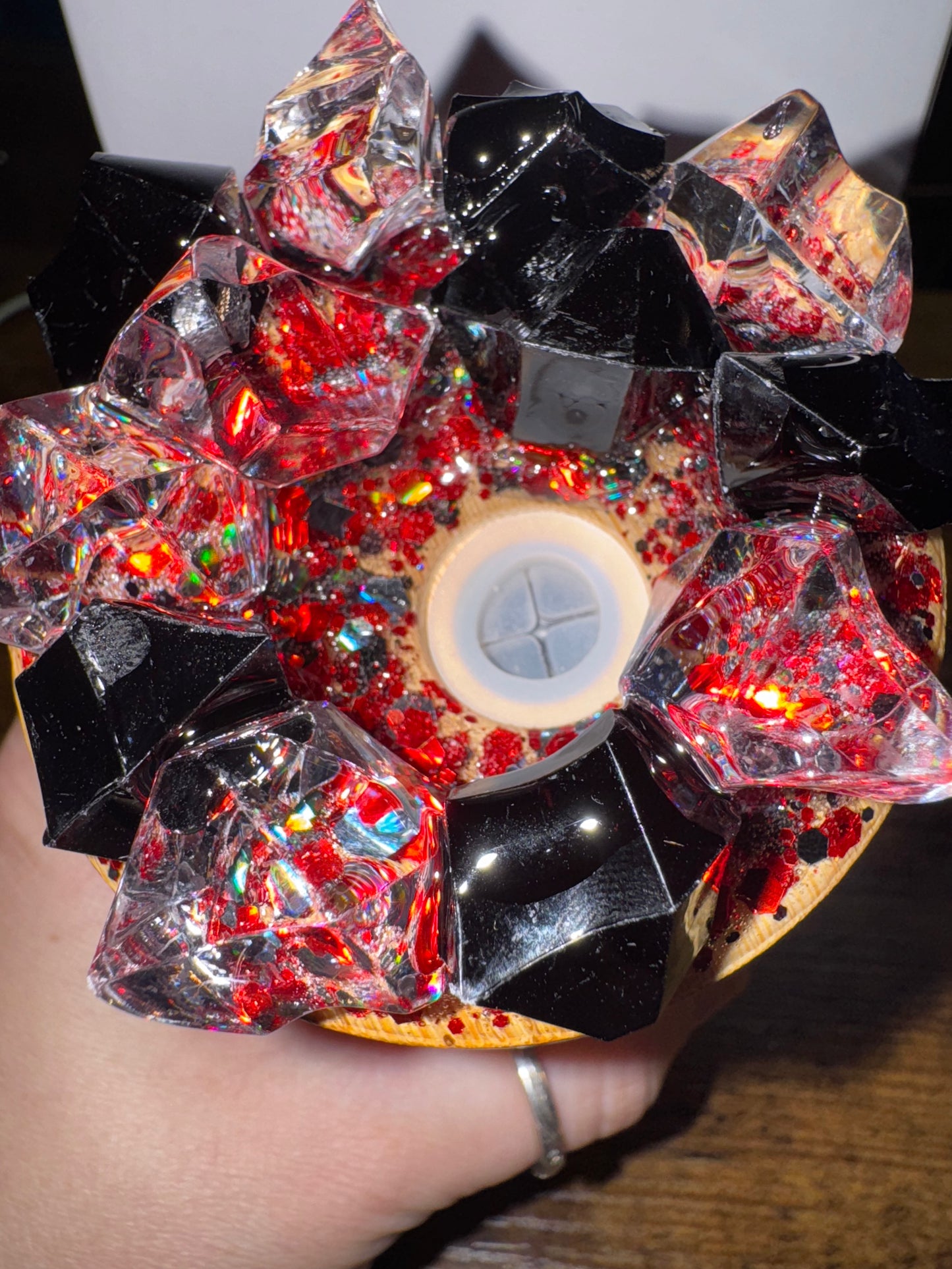 Blood Drip 16oz Glass w/ Iced lid