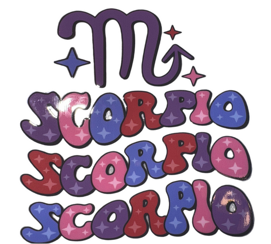 Scorpio 1/2 Decal Colorful