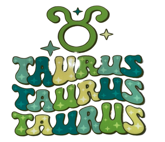 Taurus 1/2 Decal colorful