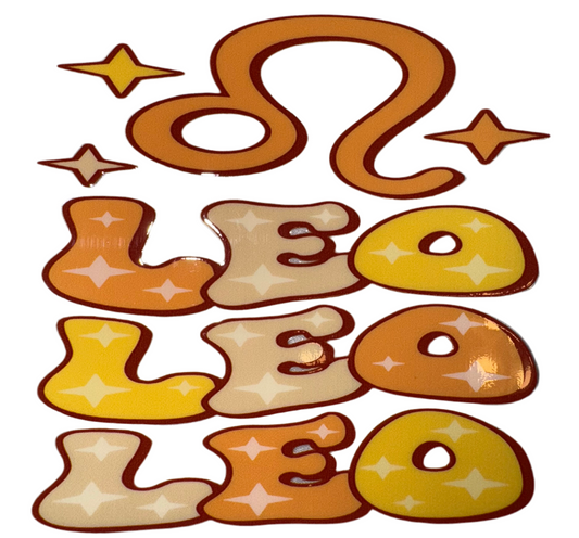 Leo 1/2 Decal Colorful