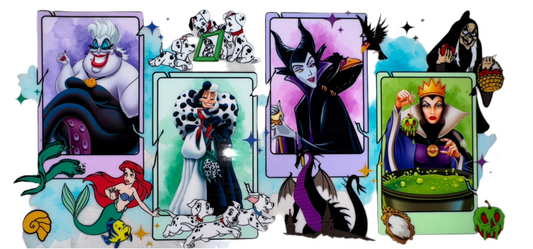Disney Villain Photo Frame Decal