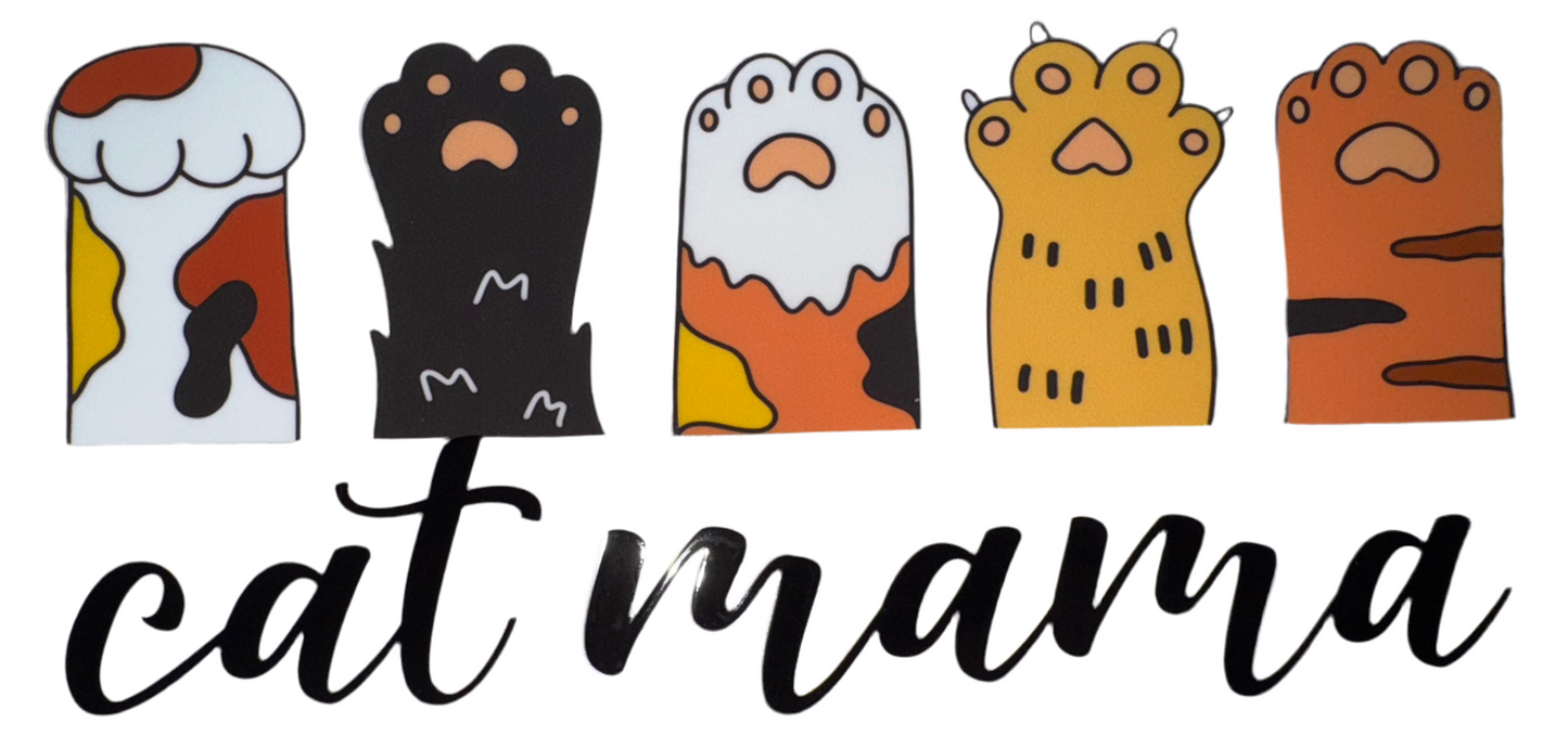 Cat Mama Decal