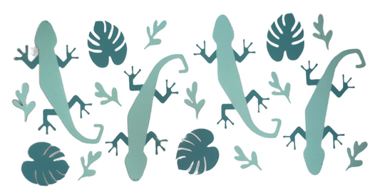 Lizard w/ Leafs Decal