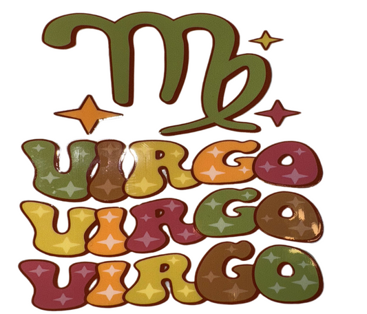 Virgo 1/2 Decal Colorful