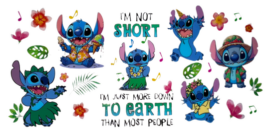 Stitch I’m Not Short Decal