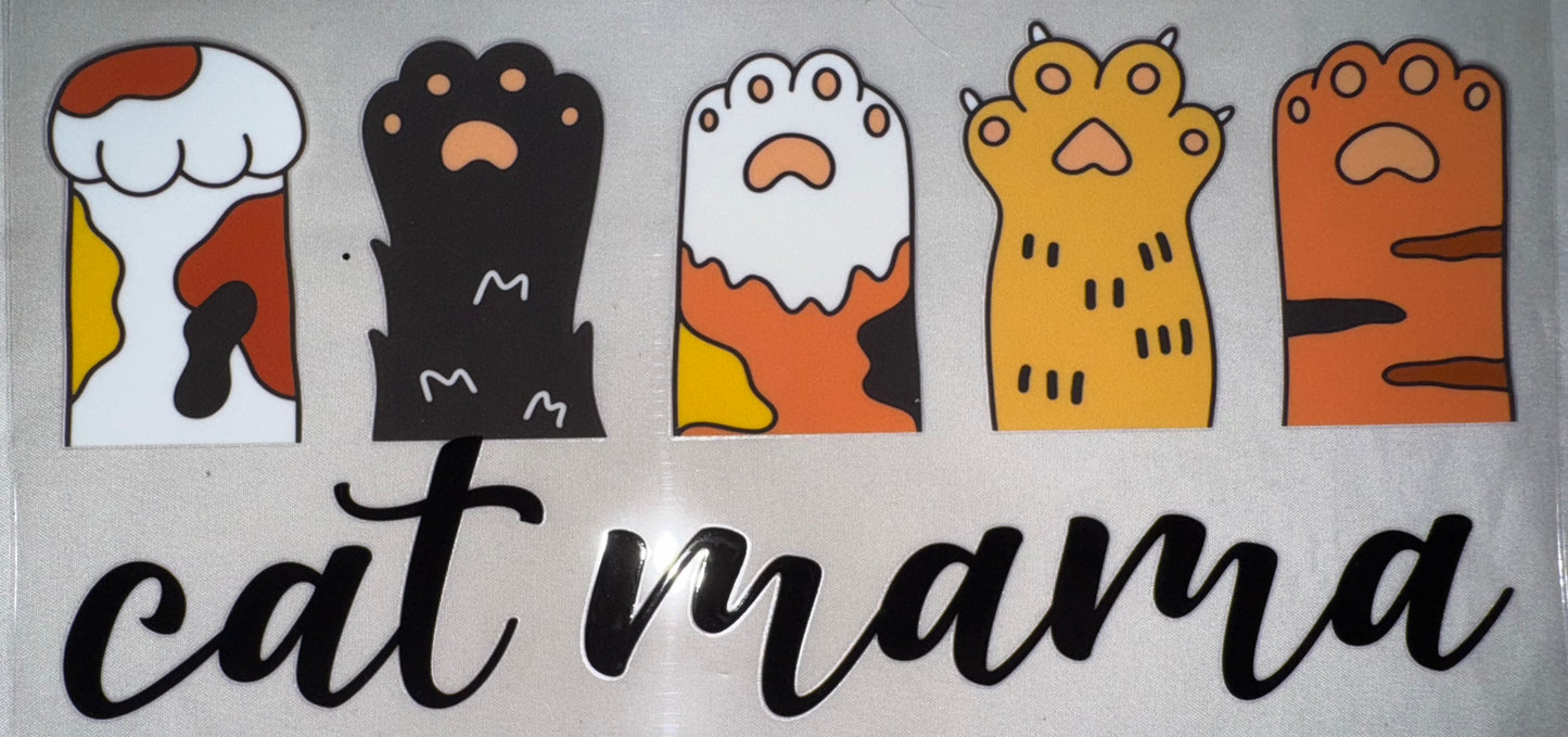 Cat Mama Decal