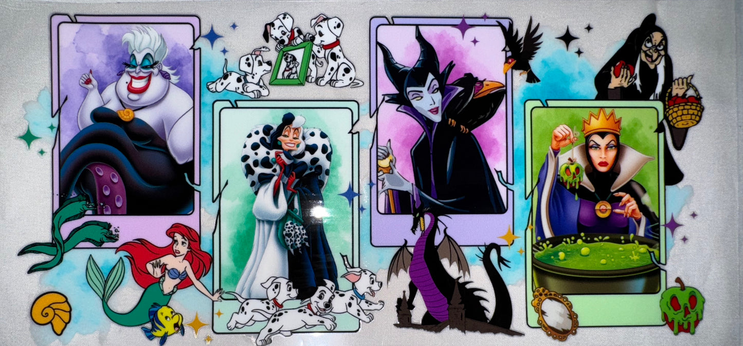 Disney Villain Photo Frame Decal