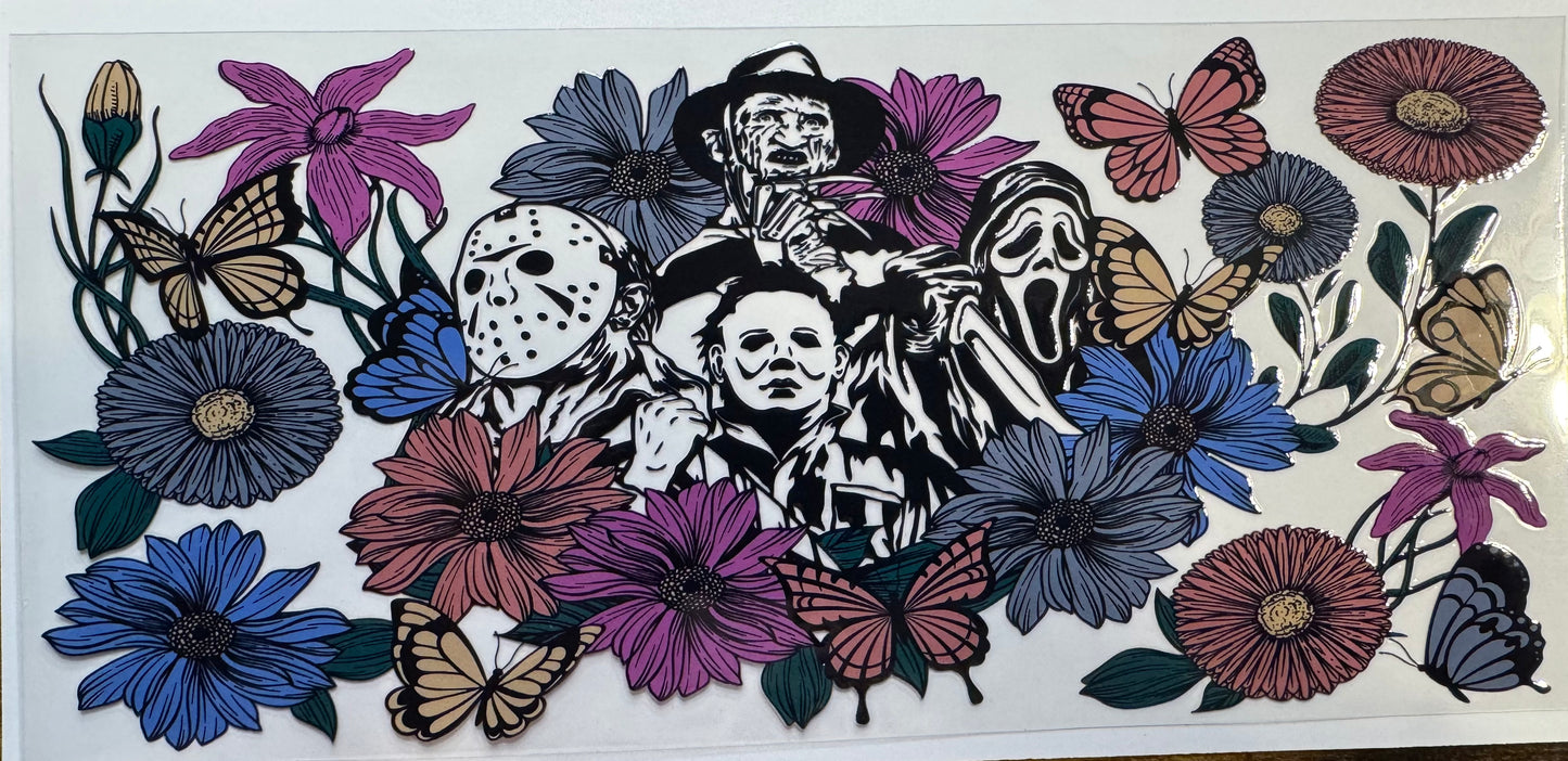 Horror Flowers and Butterflies