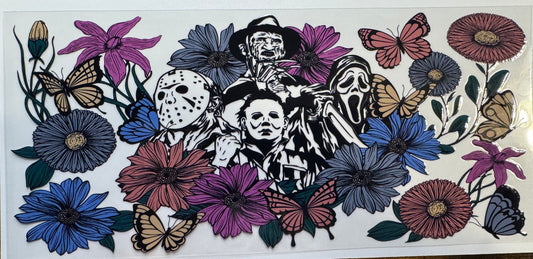 Horror Flowers and Butterflies