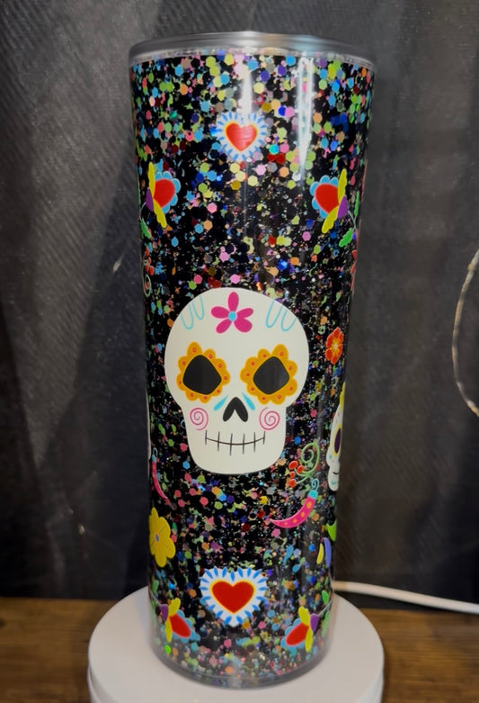 25oz Acyrlic Sugar Skull