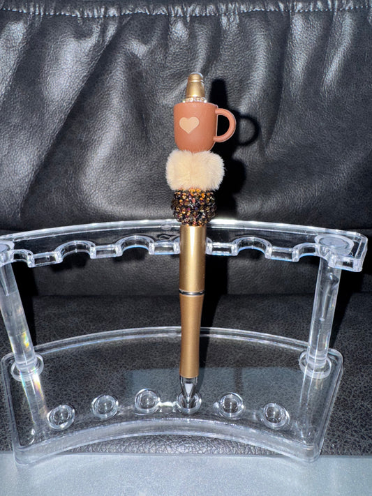 Coffee Beaded Pen